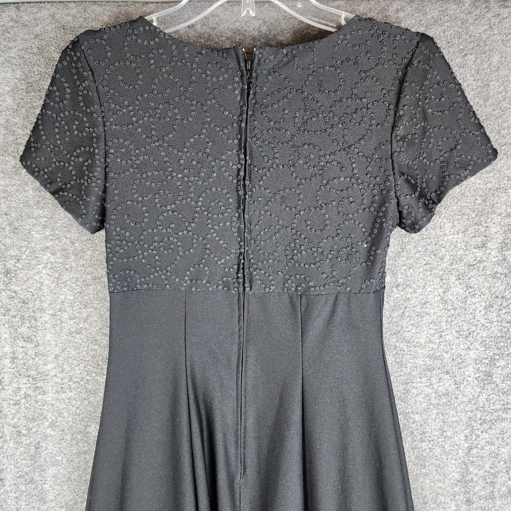 Southeastern Performance Apparel Melisma Dress Womens 4 Tall Black Beaded Maxi - Picture 4 of 10